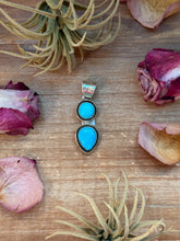 Load image into Gallery viewer, Kingman Turquoise Sterling Silver Pendant
