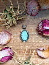 Load image into Gallery viewer, Palomino Turquoise Sterling Silver Pendant – Oval
