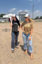 Load image into Gallery viewer, BROWN Leopard Bit Tee
