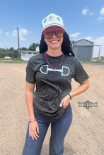 Load image into Gallery viewer, BLACK Leopard Bit Tee

