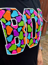 Load image into Gallery viewer, Boo with Colorful Ghosts Tee
