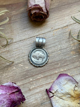 Load image into Gallery viewer, Sterling Silver Buffalo Nickel Pendant – Rope Border – Artist Jason Ogg
