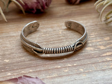 Load image into Gallery viewer, Sterling Silver Hudson Feather Cuff – Fits 6” Wrist – Handmade by Artist Jason Ogg
