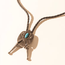 Load image into Gallery viewer, Myra Mystic Skies Bolo Tie in Mesa Turquoise
