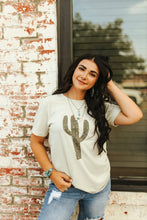 Load image into Gallery viewer, Christmas Cactus Graphic Tee
