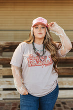 Load image into Gallery viewer, Pink Hell I Won&#39;t Cowgirl Graphic Tee
