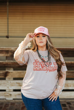 Load image into Gallery viewer, Pink Hell I Won&#39;t Cowgirl Graphic Tee
