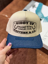 Load image into Gallery viewer, Giddy Up Embroidered Trucker Hat
