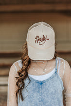 Load image into Gallery viewer, Howdy Rope Embroidered Trucker Hat
