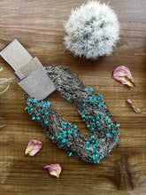 Load image into Gallery viewer, 14 inch chain choker and Kingman turquoise
