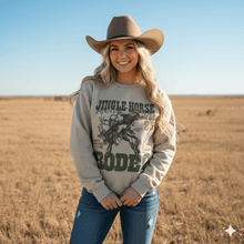 Load image into Gallery viewer, Jingle Horse Rodeo Graphic Sweatshirt
