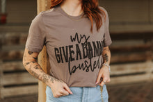 Load image into Gallery viewer, My Give A Damns Busted Graphic Tee
