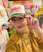Load image into Gallery viewer, Raisin&#39; Hell Trucker Hat
