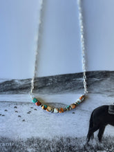 Load image into Gallery viewer, Spiny Oyster Turquoise Beaded Chain Necklace
