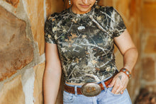 Load image into Gallery viewer, Tree Camo Crop Top
