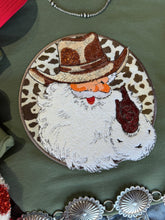 Load image into Gallery viewer, Western Santa Sequin Patch Sweatshirt
